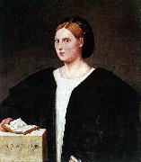 LICINIO, Bernardino Portrait of a Woman  g oil on canvas